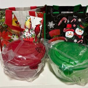 Lock-n-Lock Container W/matching Gift Tag And Bag-HOLIDAY BAKERS👀